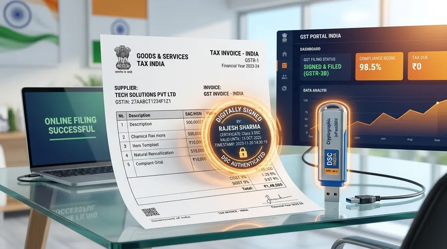 GST Digital Signature Certificate services